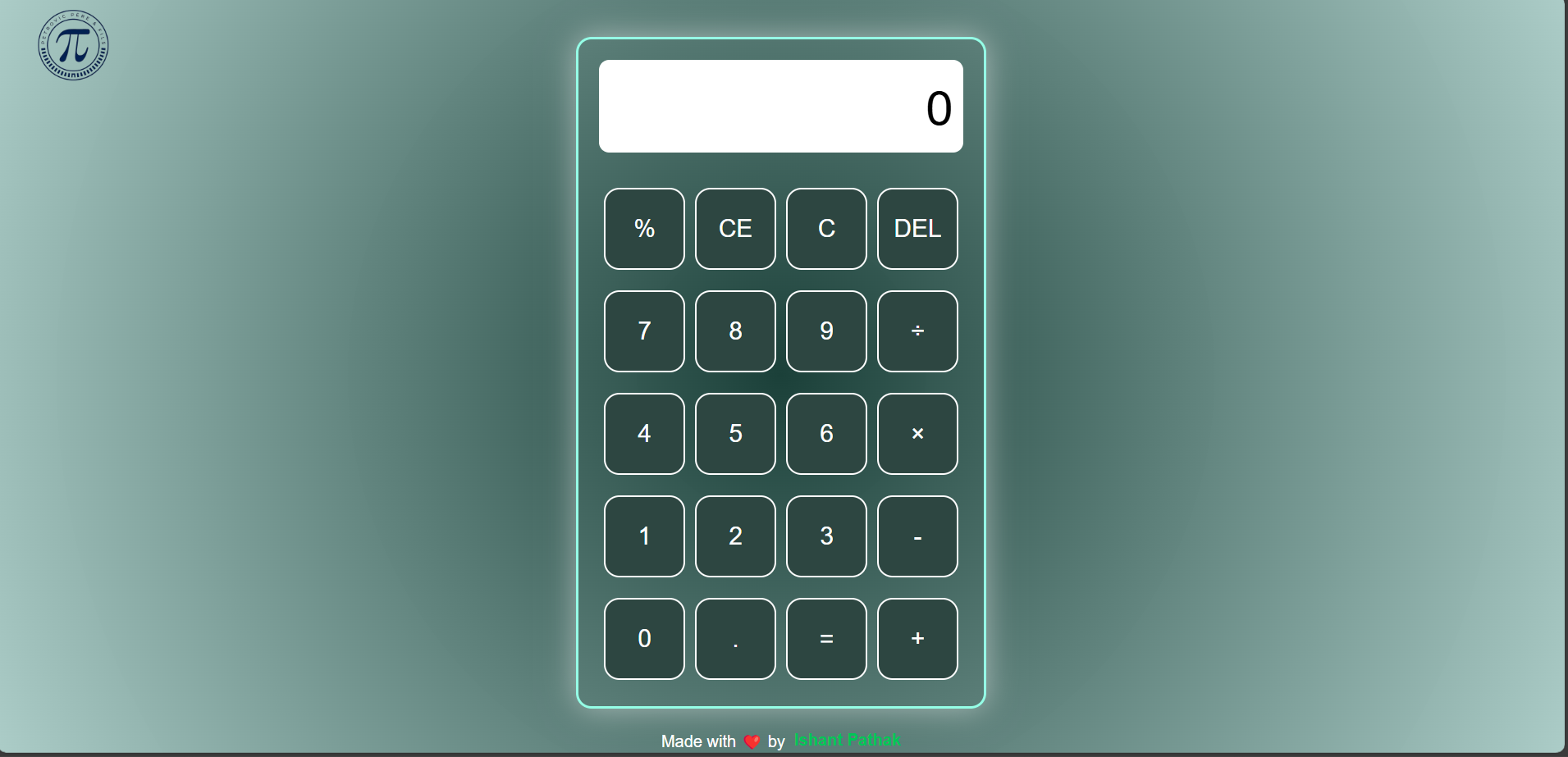 my calculator Project